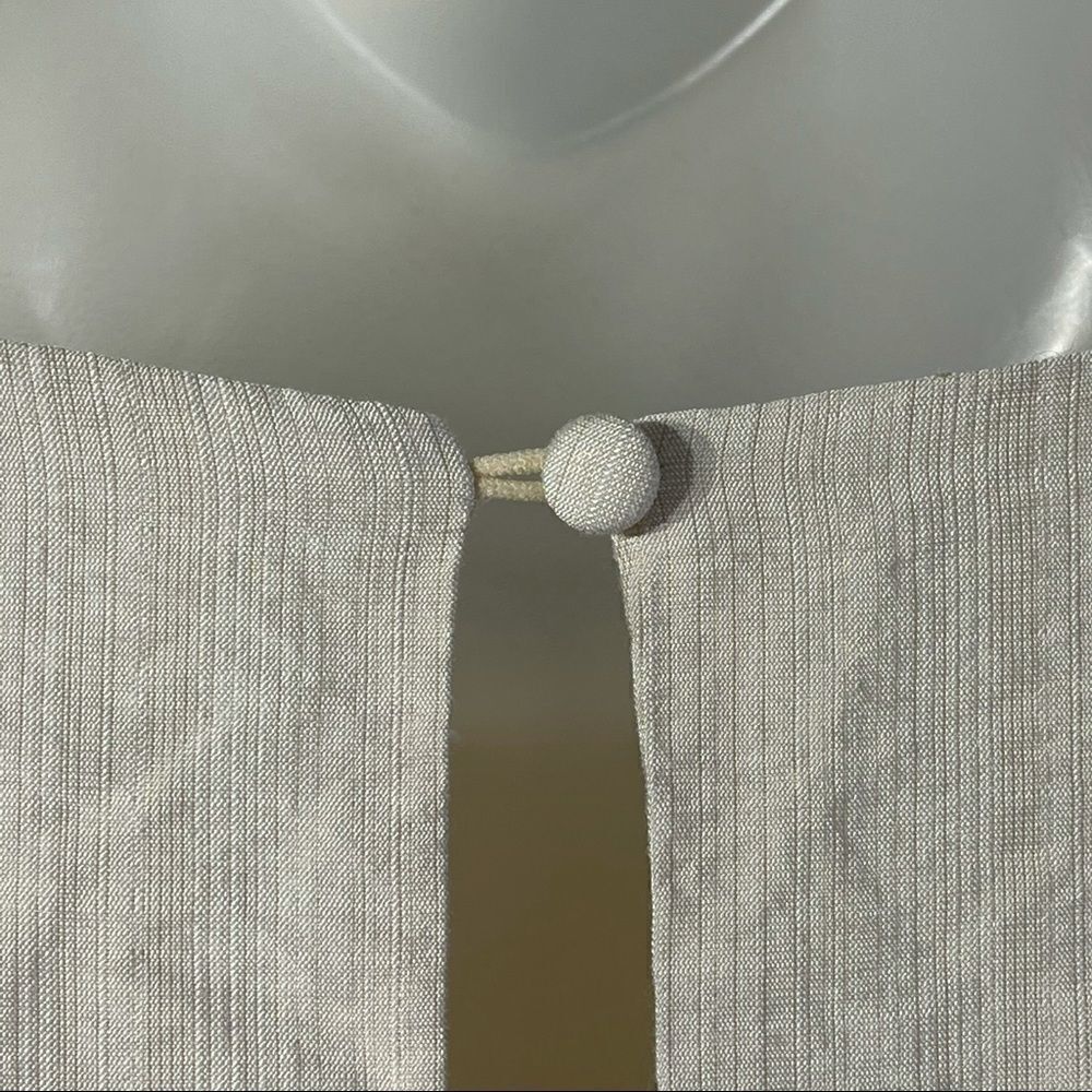 Indikah Hem Drop Waist Tassel Dress Boho Fringe L - image 2